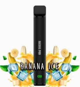 Iguana Smoke – Banana Ice 800puffs 150mg de CBD